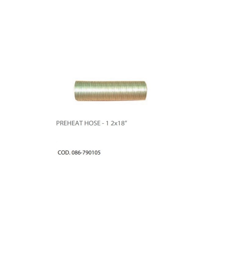 Flexible Aluminio Preheater 1/2" x 18" | Cód. 086-790105 | Alta Resistencia Térmica