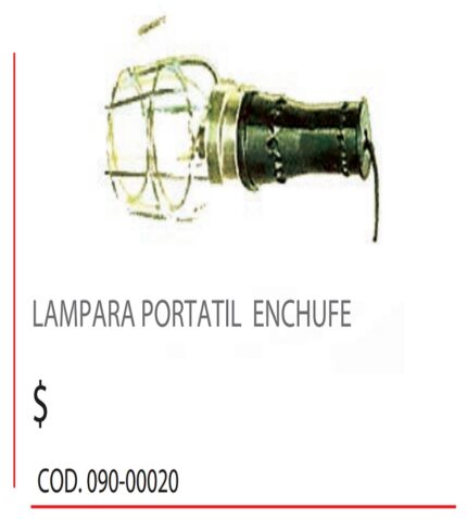 Lámpara Portátil con Enchufe Universal | Práctica para Hogar y Trabajo