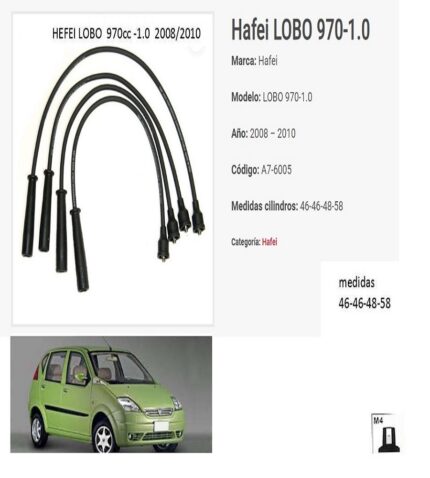 cable de bujias hafei lobo 970