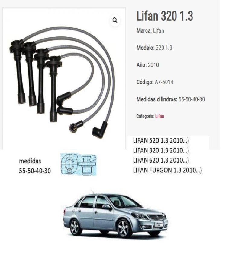 cable de bujias lifan 320