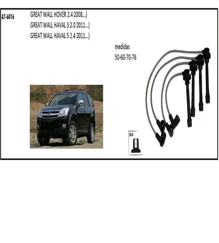 cable de bujias great wall hover