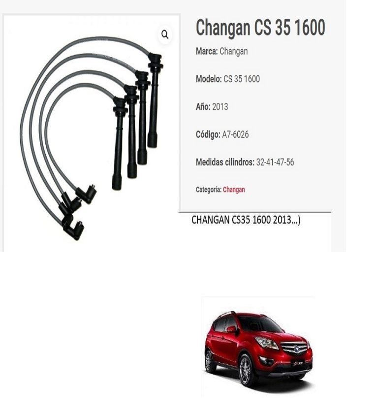 cables de bujias changan CS 35