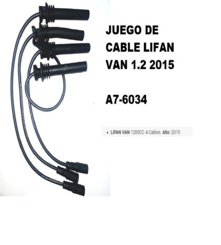 JUEGO CABLE DE BUJÍAS LIFAN VAN 1.2 2015