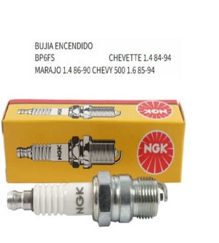 Bujía NGK BP6FS – Motor Gasolina | Chevrolet Chevette y Chevy