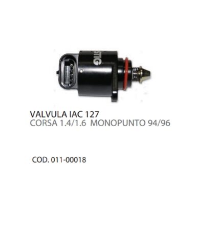 VALVULA IAC CHEVROLET CORSA 1.4/1.6  MONOPUNTO