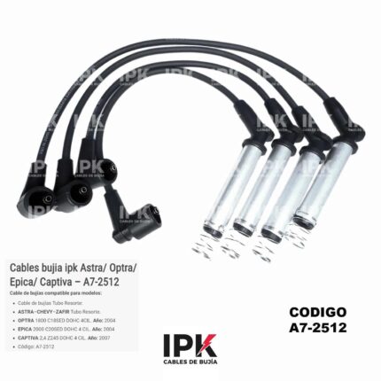 Cables de Bujías para Astra, Optra, Epica, Captiva