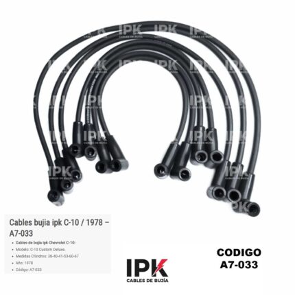 Cables Bujía IPK Chevrolet C-10