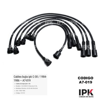Cables Bujía IPK Chevrolet C30