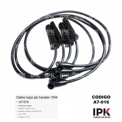Cables Bujía IPK Chevrolet Cavalier 2.2 94