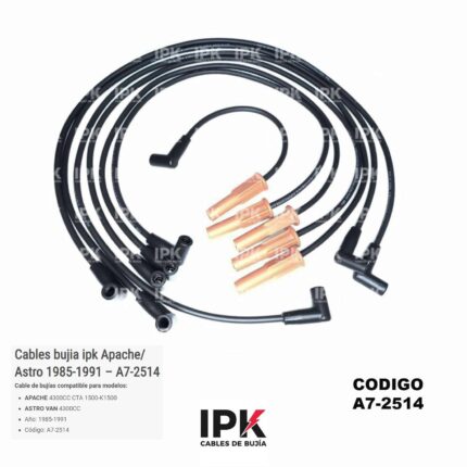 Cables de Bujías Chevrolet Apache/Astro 4.3 - A7-2514