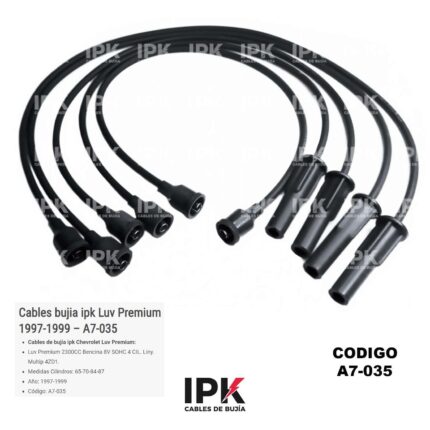 Cables Bujía IPK Chevrolet LUV Premium 4ZD1