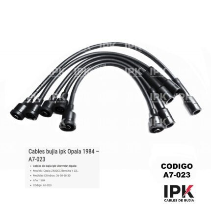 Juego de Cables de Bujía para Chevrolet Opala 2.4 4 Cilindros (1984)
