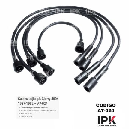 Cables Bujía IPK Chevrolet Chevy 500 1.6