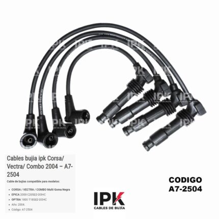 Cables Bujía IPK Chevrolet Astra Vectra Combo