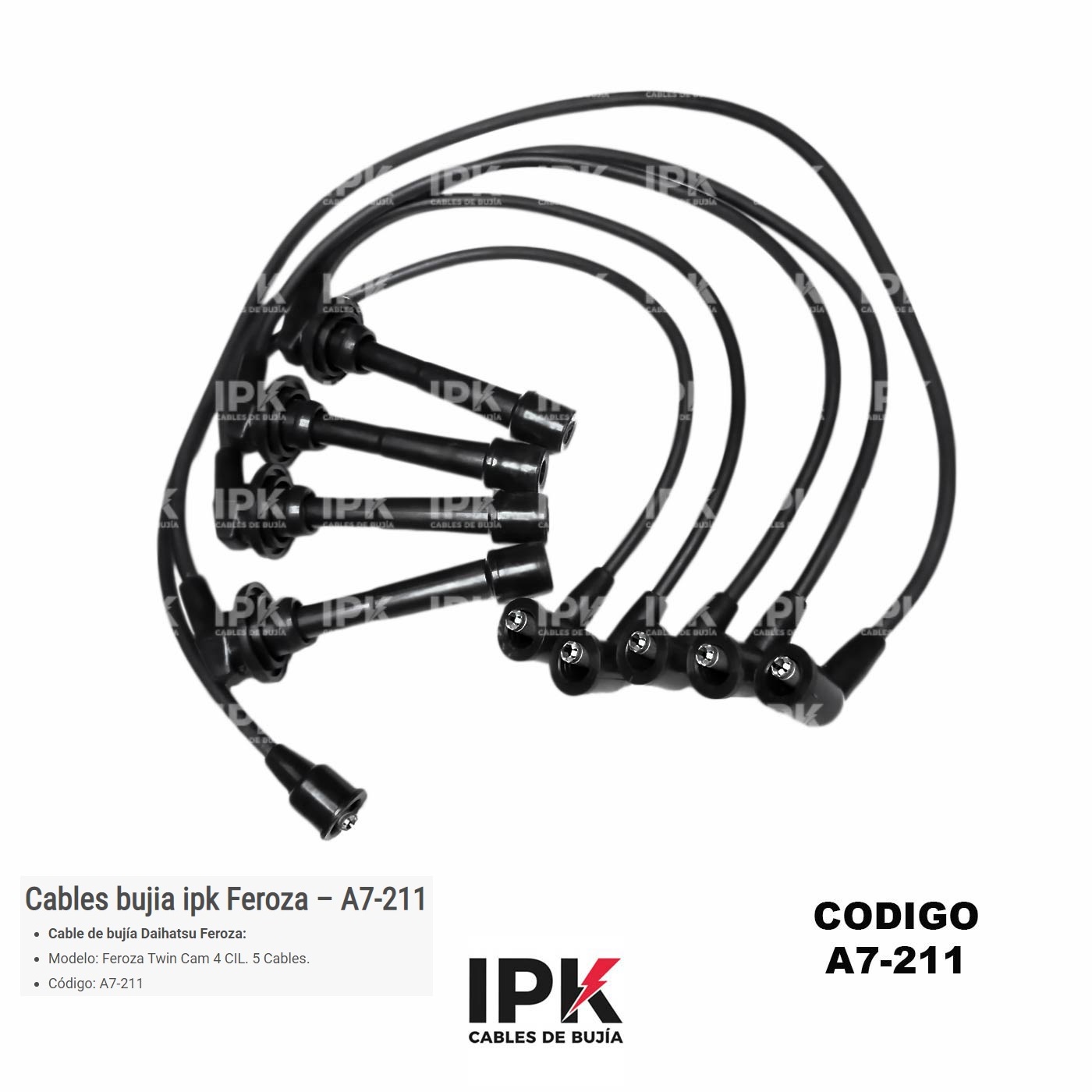 CABLE-DE-BUJIA-FEROZA-TWIN-CAM-A7-211