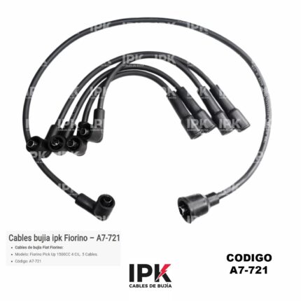 JUEGO DE CABLES DE BUJÍAS FIAT FIORINO PICK UP 1.5