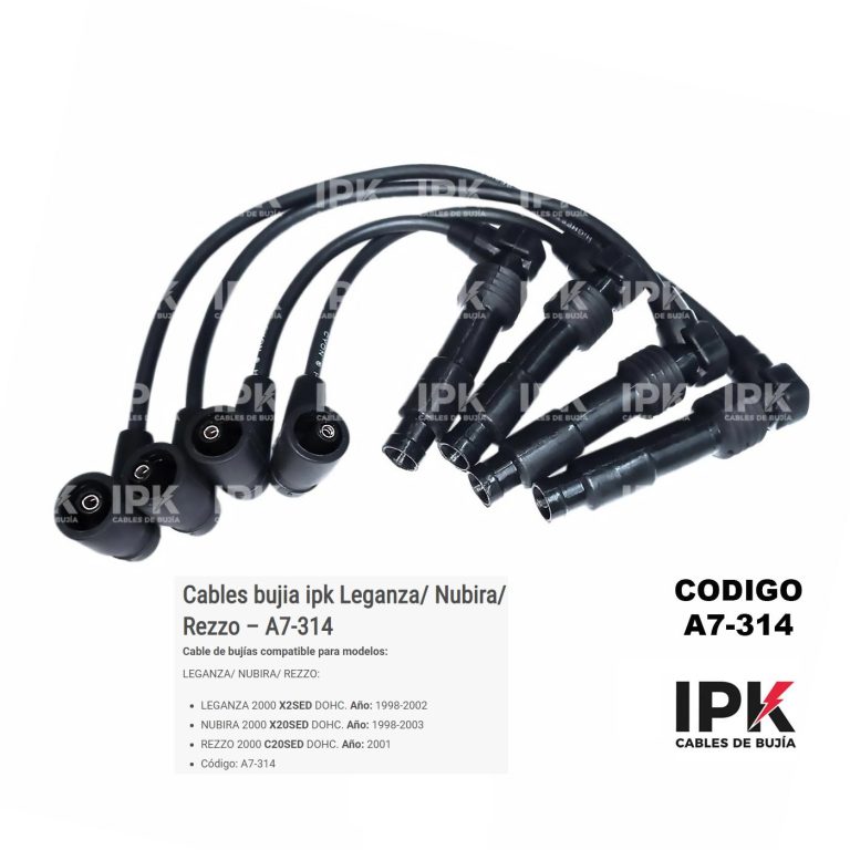 Cables Bujías Daewoo Leganza Nubira Rezzo