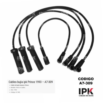 Juego de Cables de Bujías Daewoo Prince 1993