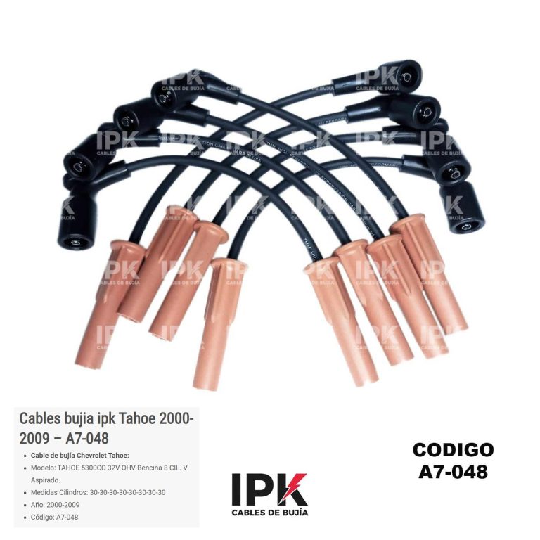 Cables de Bujía IPK Tahoe 5300cc A7-048