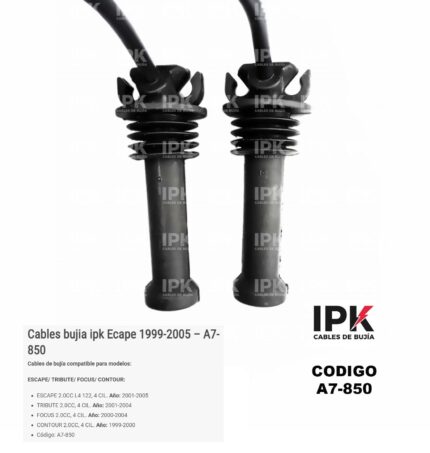 cables de bujias escape