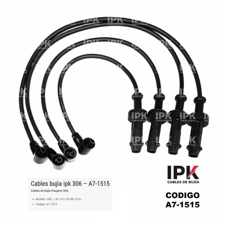 Juego de Cables de Bujías Peugeot 306 1.4i 1.6i 1.8i XN