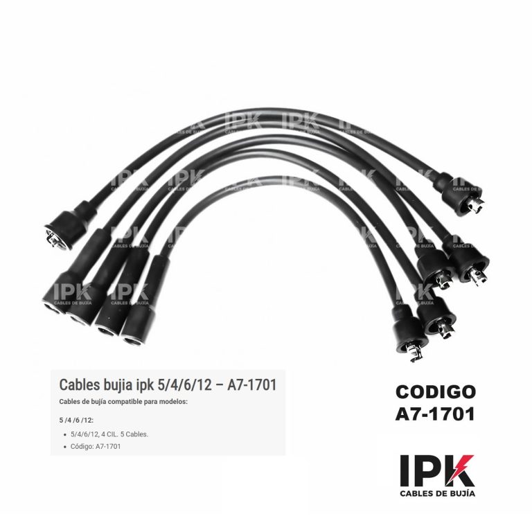 cables de bujias a7-1701