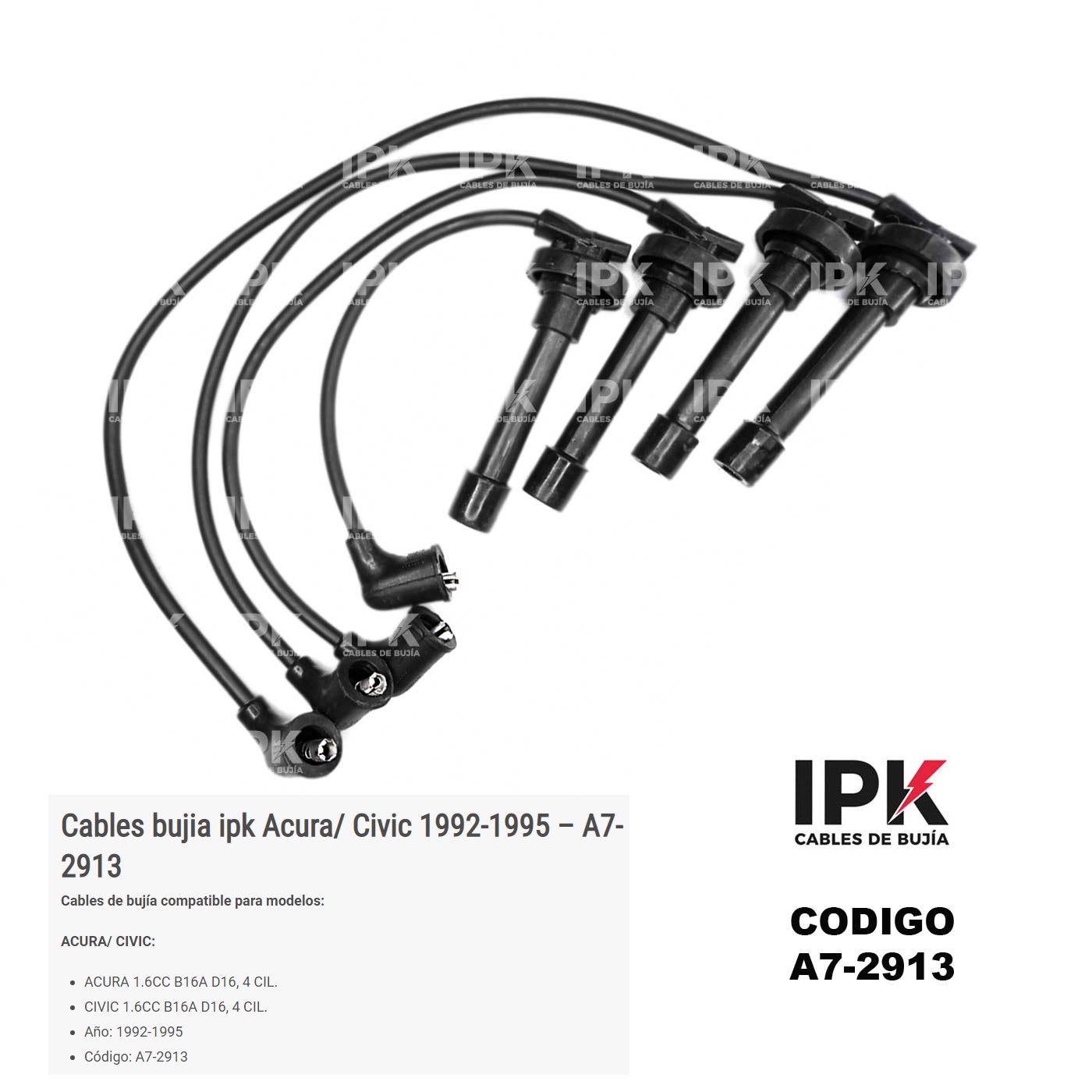 CABLE-DE-BUJIA-ACURA-CIVIC-1.6-B16A-92-95-D16-A7-2913