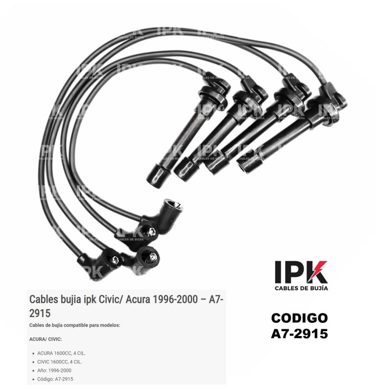 Cable de Bujía Honda Civic 1.6 96-00 Acura | Marca IPK