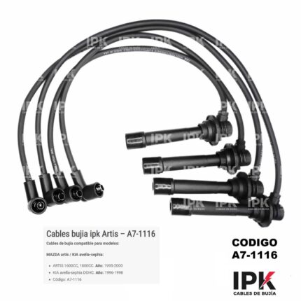 JUEGO CABLES DE BUJÍAS MAZDA ARTIS 1.6 1.8