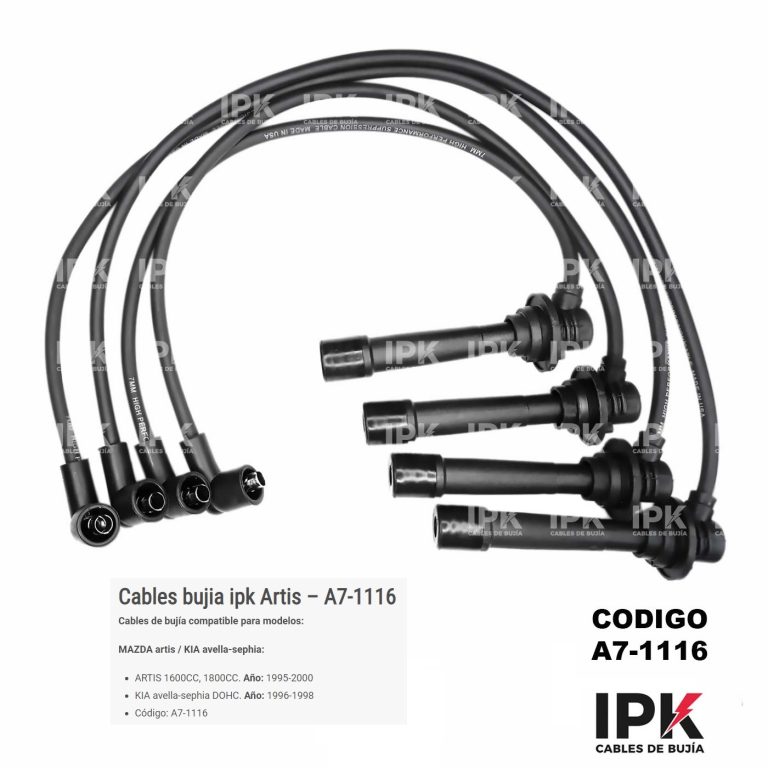 JUEGO CABLES DE BUJÍAS MAZDA ARTIS 1.6 1.8