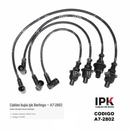 JUEGO DE CABLE DE BUJÍAS CITROËN BERLINGO 1.8