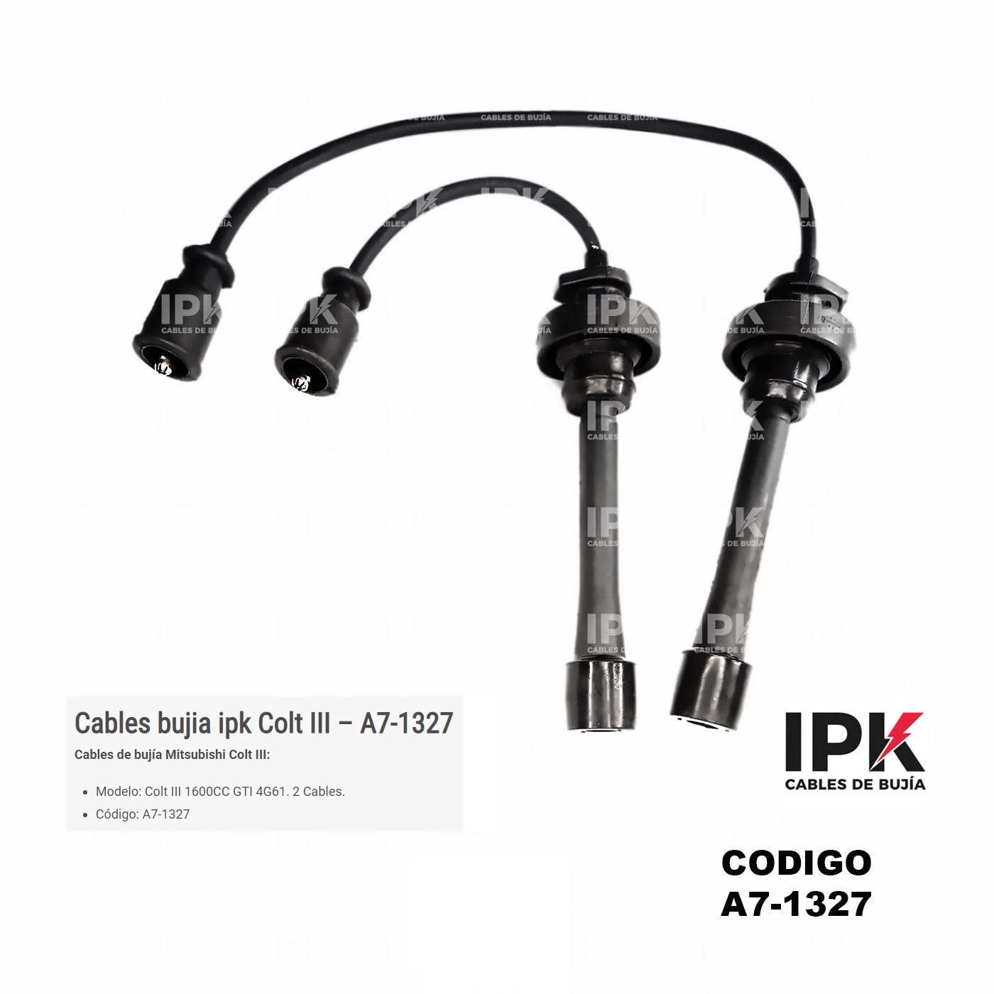 CABLE-DE-BUJIA-COLTIII-1.6-GTI-4G61-A7-1327
