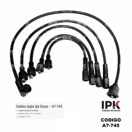 JUEGO DE CABLE DE BUJÍAS FIAT DUNA