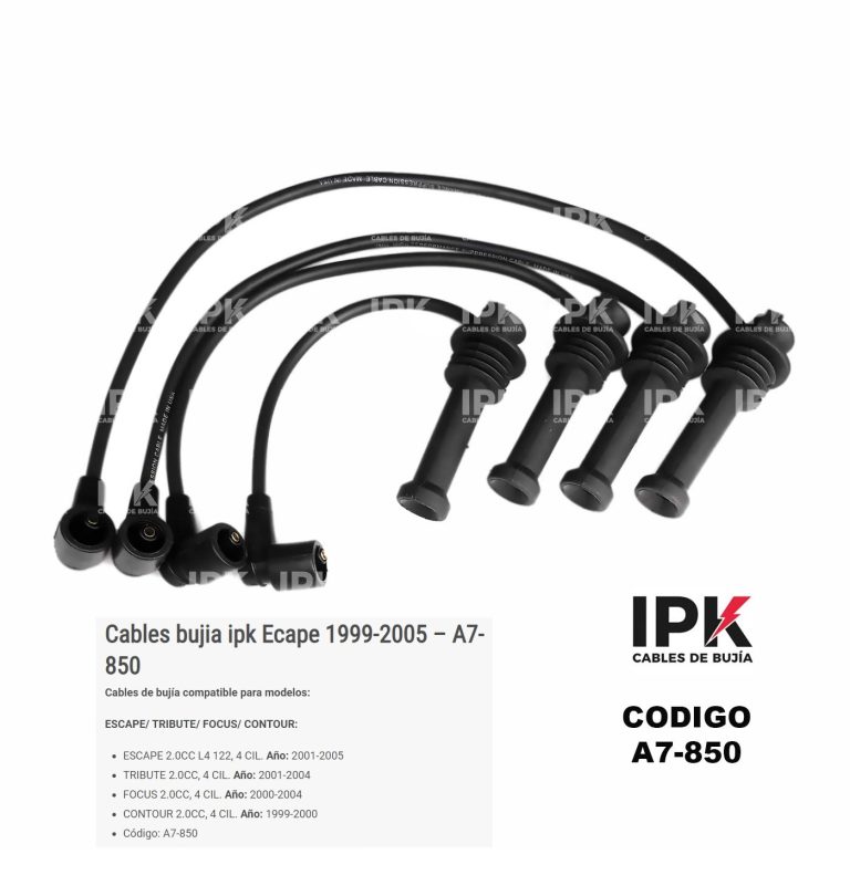 juegos de cables de bujias ford escape