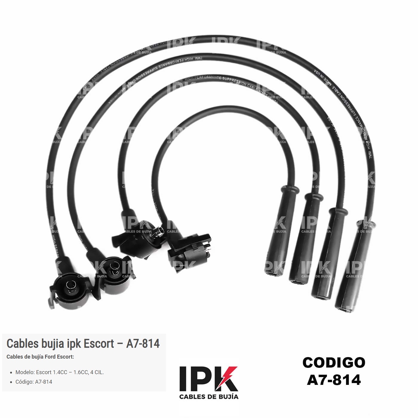 CABLE-DE-BUJIA-ESCORT-1.4-1.6-A7-814