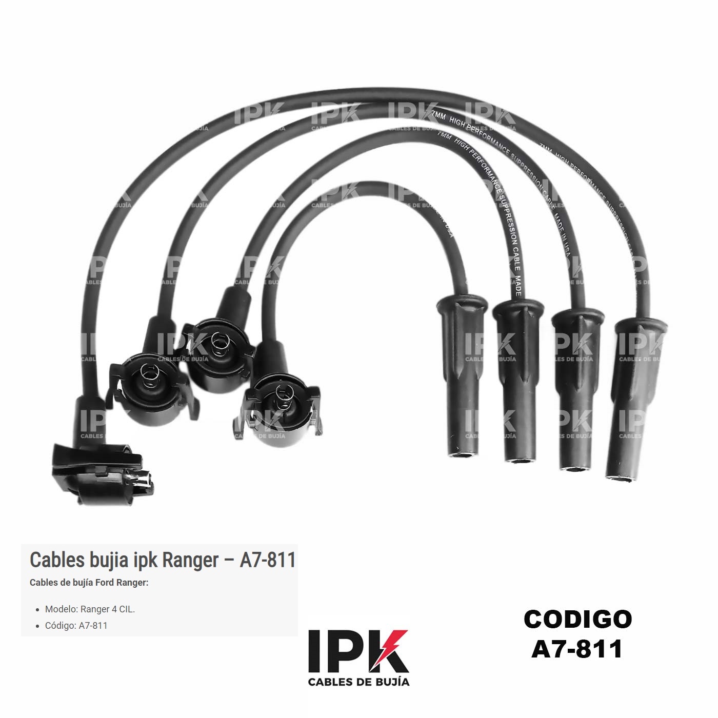 CABLE-DE-BUJIA-FORD-RANGER-4-CIL-A7-811