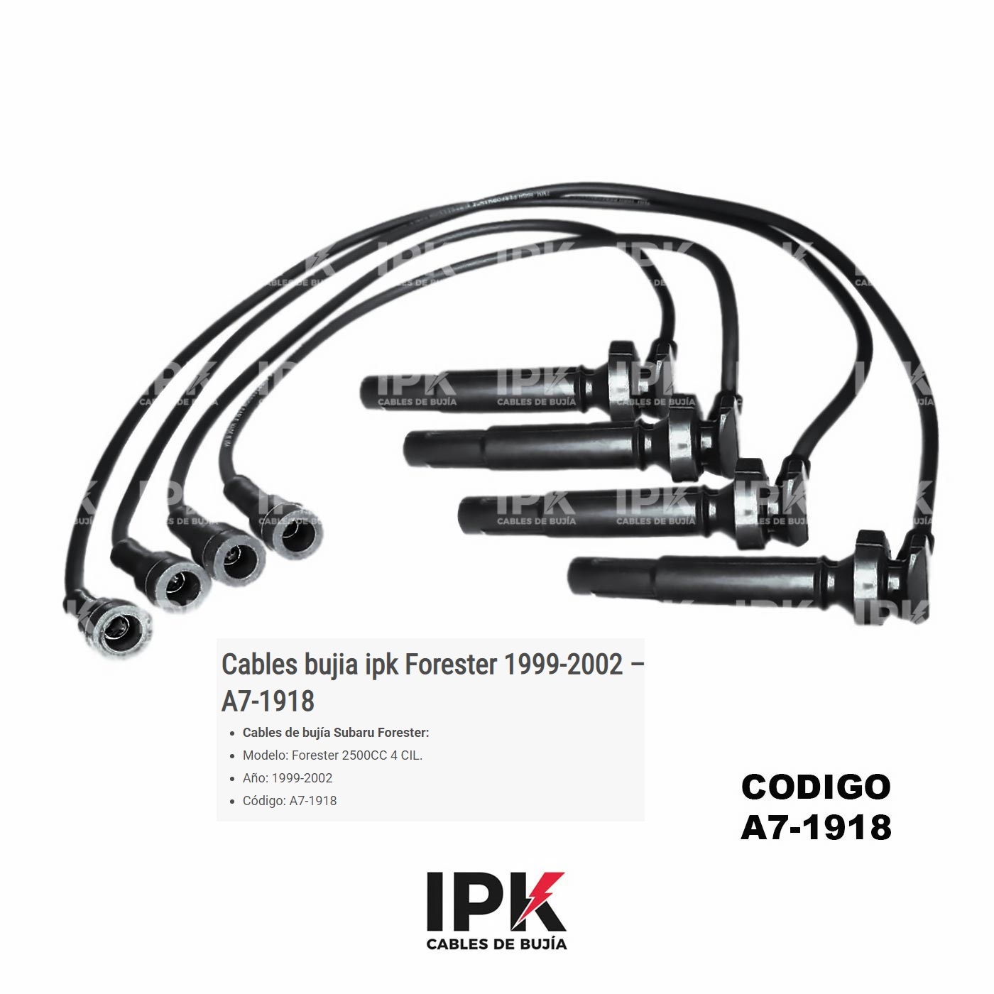 CABLE-DE-BUJIA-FORESTER-2.5-99-02-A7-1918