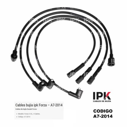 Cables Bujías Suzuki Forza | IPK A7-2014 | 3 Cilindros