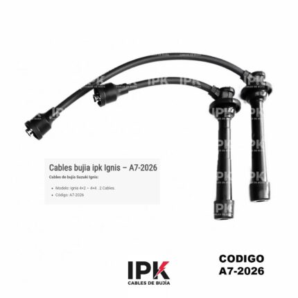 Cables Bujías Suzuki Ignis 4x2 / 4x4
