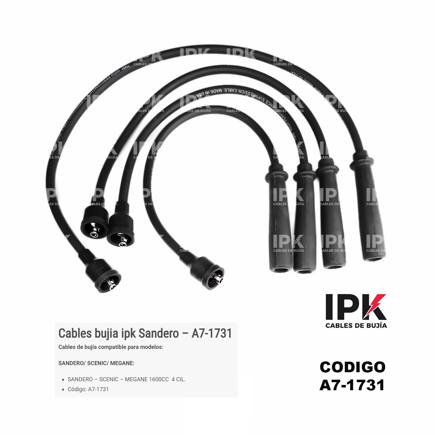 CABLE-DE-BUJIA-JGO-CABLE-SANDERO-1.6-SCENIC-1.6-MEGANE-A7-1731