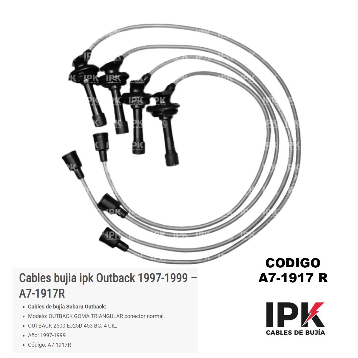 CABLE-DE-BUJIA-OUTBACK-2500-GOMA-TRIANGULAR-A7-1917R-1