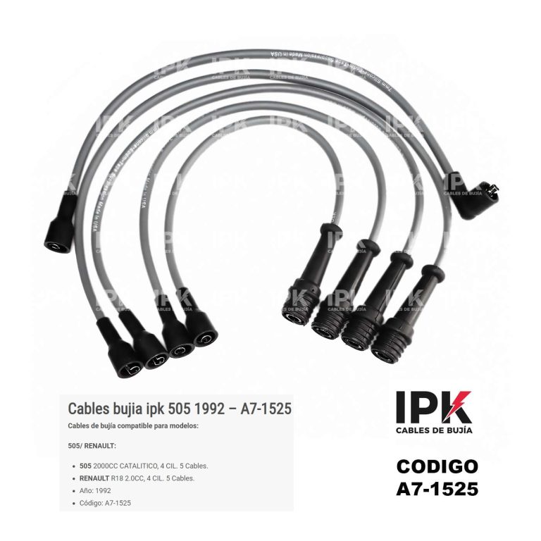 Juego Cables de Bujias Peugeot 505/R18