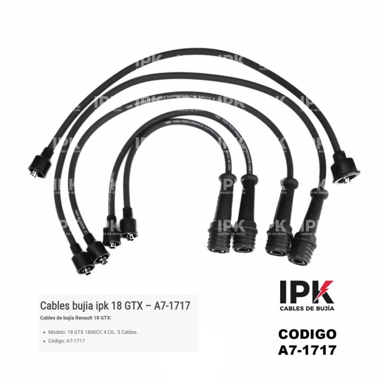 Juego Cables de Bujías Renault 18GTX