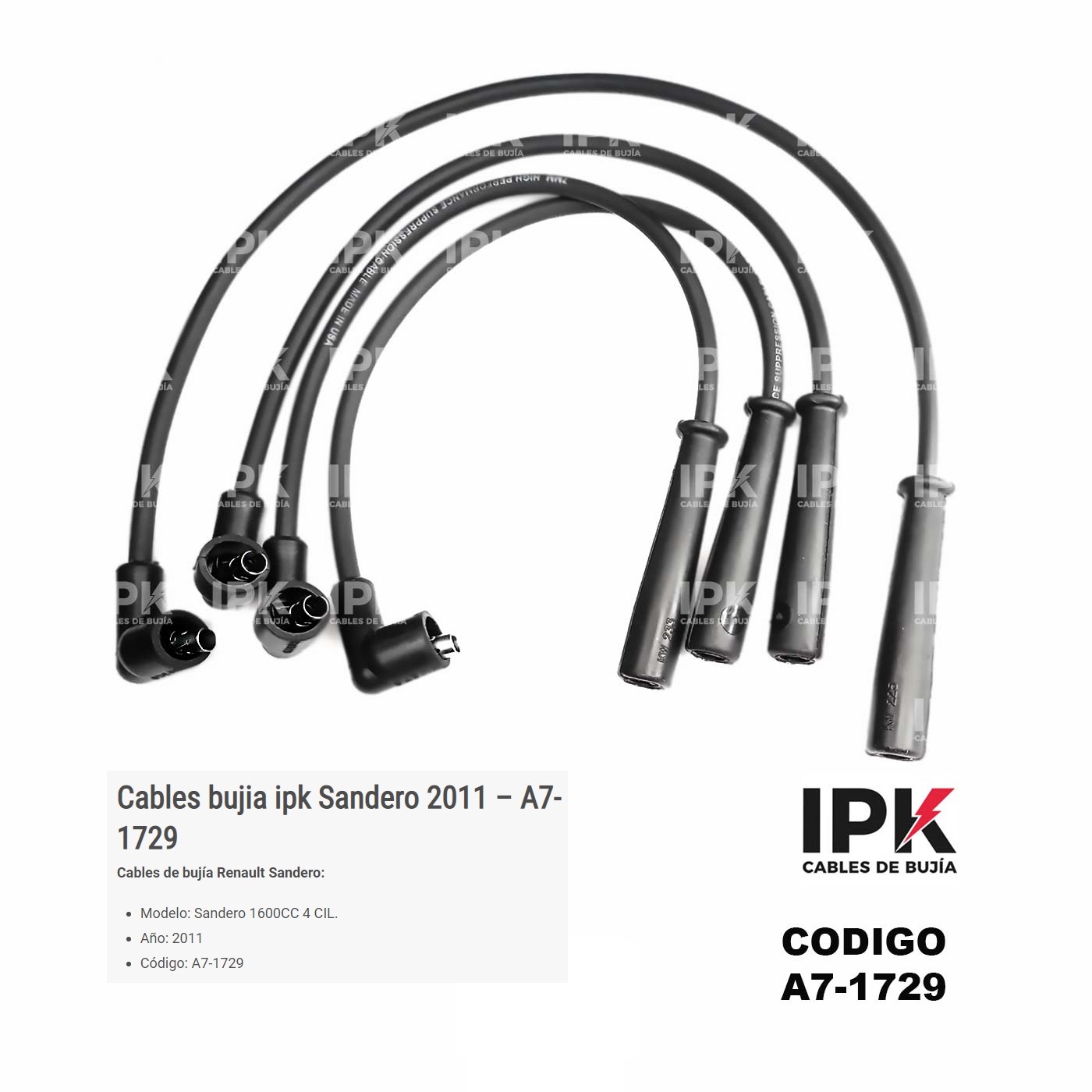 CABLE-DE-BUJIA-SANDERO-1.6-2011-A7-1729