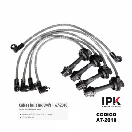 Cables Bujías IPK Suzuki Swift A7-2010