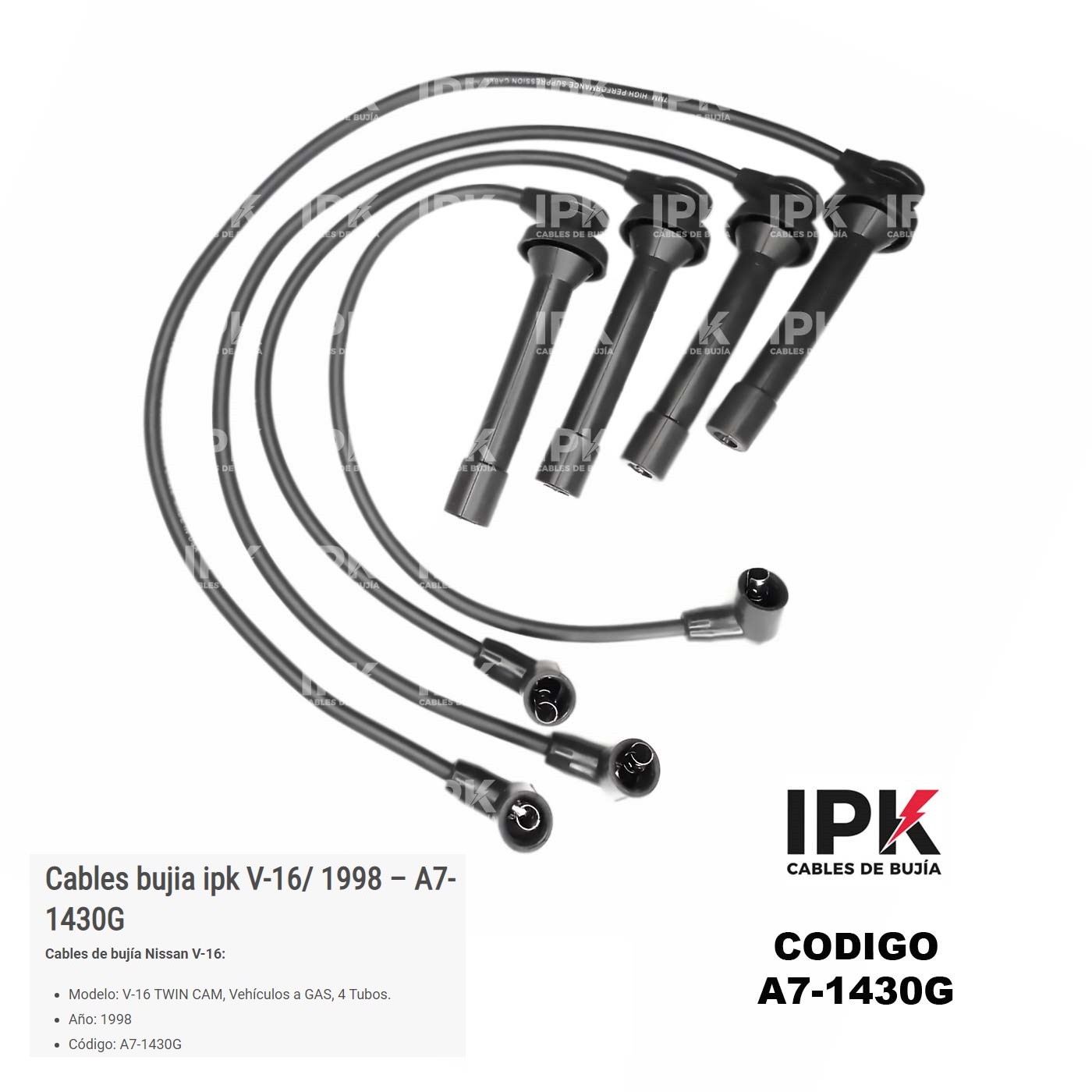 CABLE-DE-BUJIA-V16-TWIN-CAM-98-GAS-A7-1430G