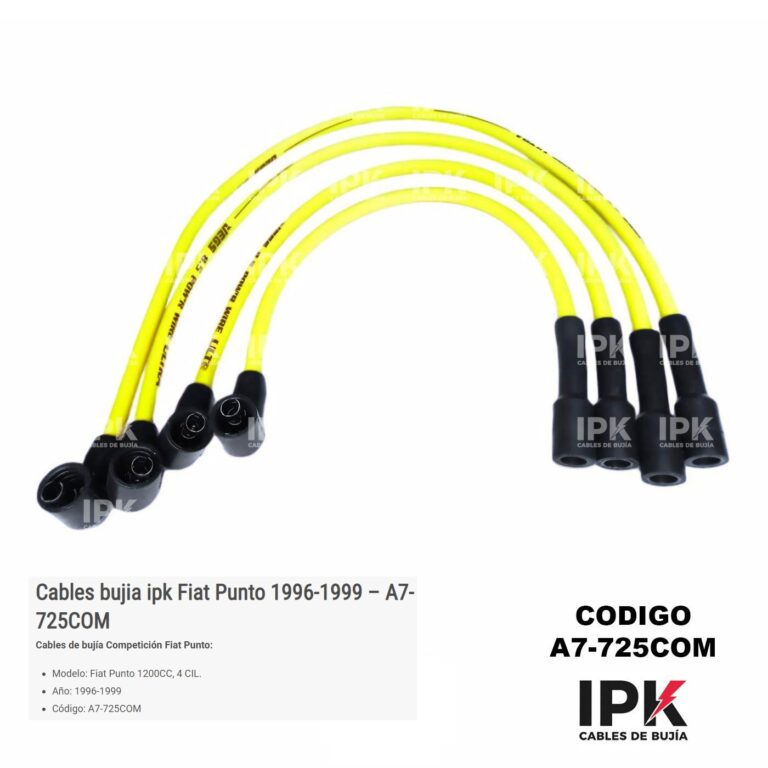 Cables Bujia Competición Fiat Punto/Uno/Fire/Strada
