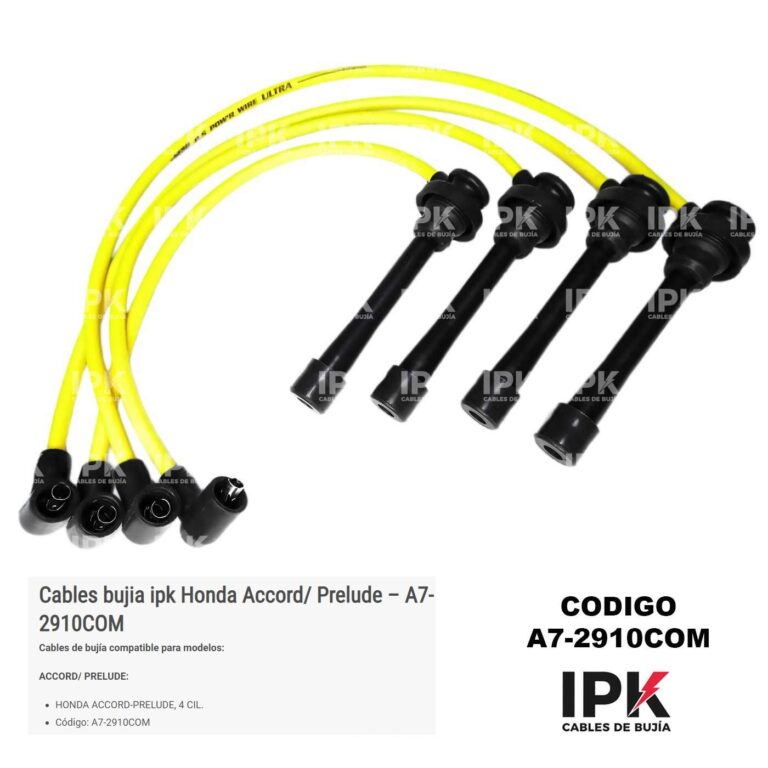 Cables Bujia Competición 8.5 mm Honda Accord Prelude