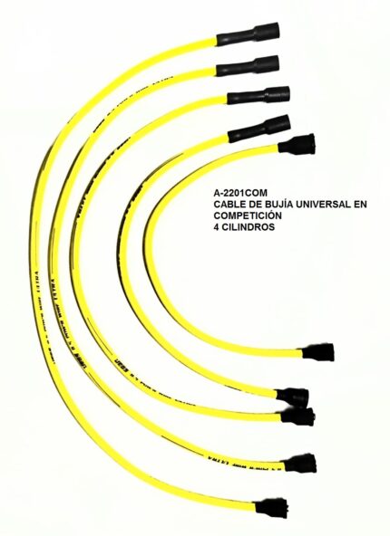 juego de cable de bujÍas competiciÓn 4 cilindros