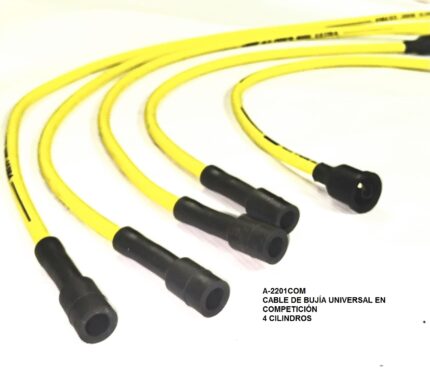 juego de cable de bujÍas competiciÓn 4 cilindros